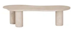 DTP Home Organische Salontafel Curva Mortex, 130 x 69cm* Organische Salontafel