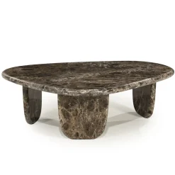 Eleonora Organische Salontafel Devin Marmer, 100 x 85cm* Organische Salontafel