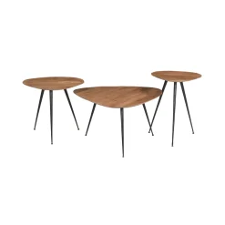 Brix Organische Salontafel Loua Set van 3 stuks* Salontafel Set|Organische Salontafel