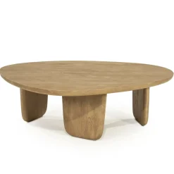 Eleonora Organische Salontafel Maud Mangohout, 100 x 85cm* Organische Salontafel