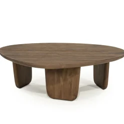 Eleonora Organische Salontafel Maud Mangohout, 100 x 85cm* Organische Salontafel