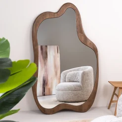 By-Boo Organische Spiegel Laban Hout, 180 x 110cm* Organische Spiegels
