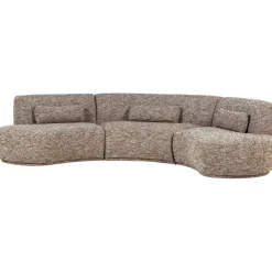 WOOOD Organische 6-zits Bank Batavier 320cm, Geweven melange stof, kleur* Organische Bank