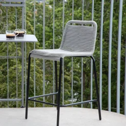 Nohr Outdoor Barkruk Karlene Touw (zithoogte 61cm)* Barkrukken