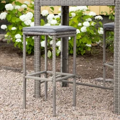 Nohr Outdoor Barkruk Rozanne Wicker (zithoogte 75cm)* Barkrukken