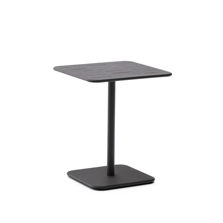 Kave Home Outdoor Bistrotafel Brai Staal, 70 x 70cm* Eettafels Voor In Je Tuin