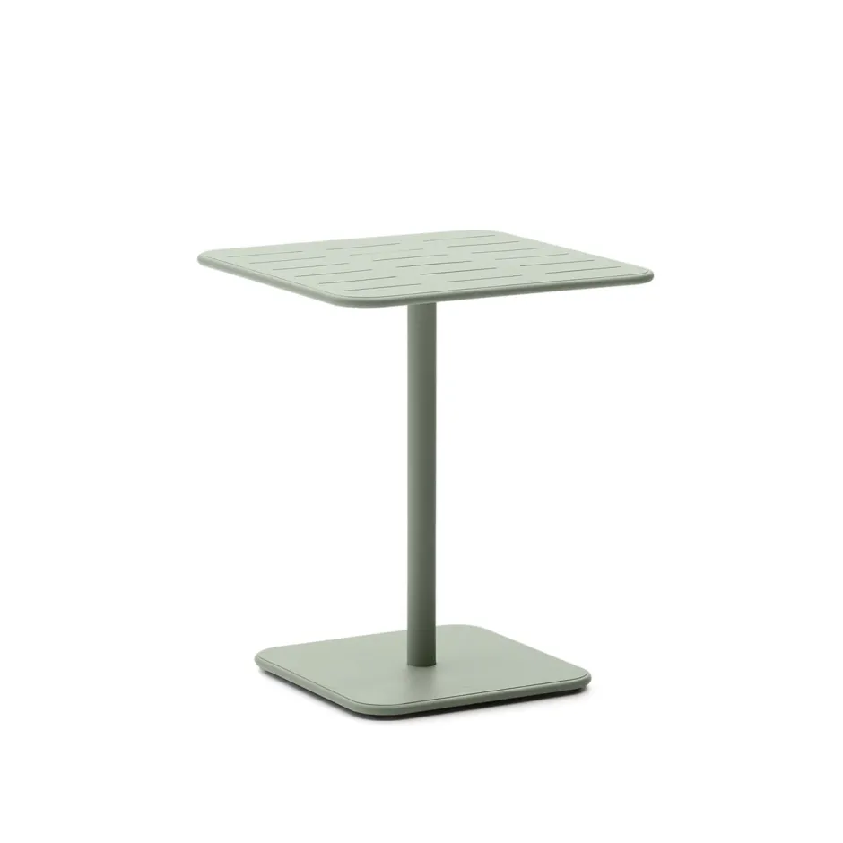Kave Home Outdoor Bistrotafel Brai Staal, 70 x 70cm* Eettafels Voor In Je Tuin