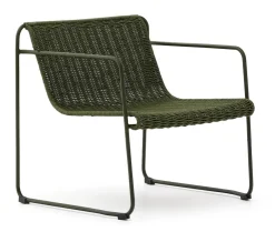 Kave Home Outdoor Fauteuil Maurina Handgeweven touw en staal* Loungestoelen