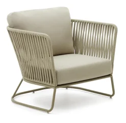 Kave Home Outdoor Fauteuil Saconca Gevlochten touw* Loungestoelen