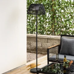 Nohr Outdoor Solar Vloerlamp Tamella Bamboe, 150cm* Vloerlampen Voor Buiten