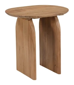 Artistiq Living Ovale Bijzettafel Sequia Acaciahout, 60 x 45cm* Ronde Bijzettafel
