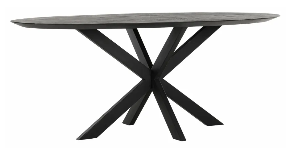 DTP Home Ovale Eettafel Shape Teakhout, kleur* Ovale Eettafel