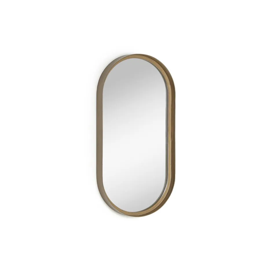 Kave Home Ovale Spiegel Tiare Goud* Gouden Spiegels