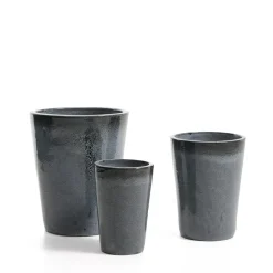 Kave Home Plantenpot Rotja Set van 3 stuks, Terracotta* Potten Voor Buiten