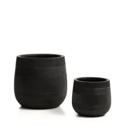 Kave Home Plantenpot Tival Set van 2 stuks, 30cm* Potten Voor Buiten