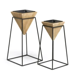 Kave Home Plantenpot Stared Set van 2 stuks* Potten & Manden