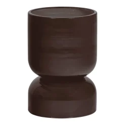 WOOOD Plantenpot Toval Ø28cm, kleur Paars/Bruin* Potten & Manden