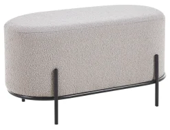 Artistiq Living Poef Imberly Bouclé, 80 x 40cm* Poefs & Hockers