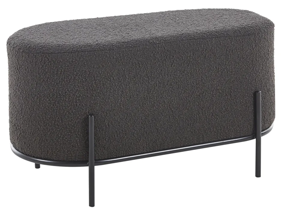 Artistiq Living Poef Imberly Bouclé, 80 x 40cm* Poefs & Hockers