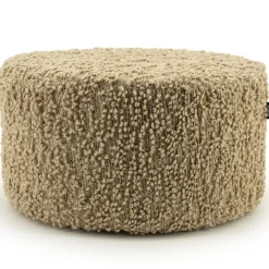By-Boo Poef Vista Grof Bouclé, 60cm* Poefs & Hockers