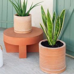 Kave Home Pot Karlina set van 2 stuks* Potten Voor Buiten|Potten & Manden