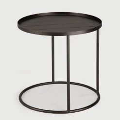 Ethnicraft Ronde Outdoor Bijzettafel Tray 49cm, kleur* Loungetafels & Bijzettafels