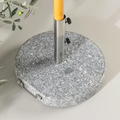 Nohr Ronde Parasolvoet Kadi Graniet 40KG* Parasols & Parasolvoeten