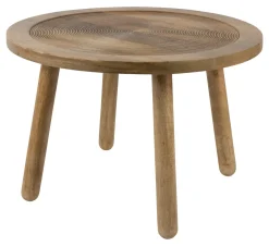 Zuiver Ronde Bijzettafel Dendron Mangohout* Ronde Bijzettafel