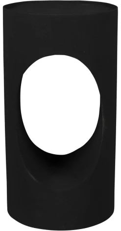 Dutchbone Ronde Bijzettafel Sai 30cm* Zwarte Bijzettafel|Ronde Bijzettafel