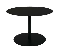 Zuiver Ronde Bijzettafel Snow Staal, 60cm, kleur* Zwarte Bijzettafel|Ronde Bijzettafel