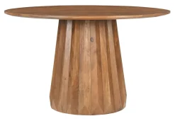 Artistiq Living Ronde Eettafel Aneisha Mangohout , 130cm* Ronde Eettafel