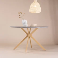 Nohr Ronde Eettafel Chenell Marmerlook, 120cm, kleur* Marmeren Eettafel|Ronde Eettafel