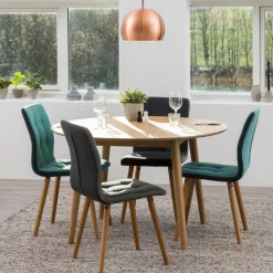 Bendt Ronde Eettafel Ebbe Eiken, 120cm* Ronde Eettafel