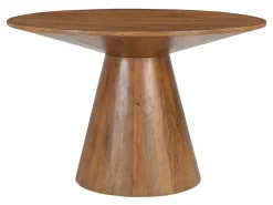 Artistiq Living Ronde Eettafel Elicia Mangohout, 120cm* Ronde Eettafel