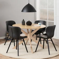 Bendt Ronde Eettafel Evald 105cm Eiken* Ronde Eettafel