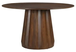 Artistiq Living Ronde Eettafel Shawntel Mangohout, 130cm* Ronde Eettafel