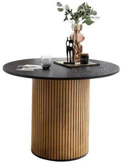 Artistiq Living Ronde Eettafel Shoua Eiken* Ronde Eettafel