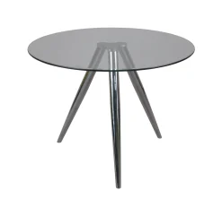 Artistiq Living Ronde Glazen Eettafel Shanna 100cm* Ronde Eettafel