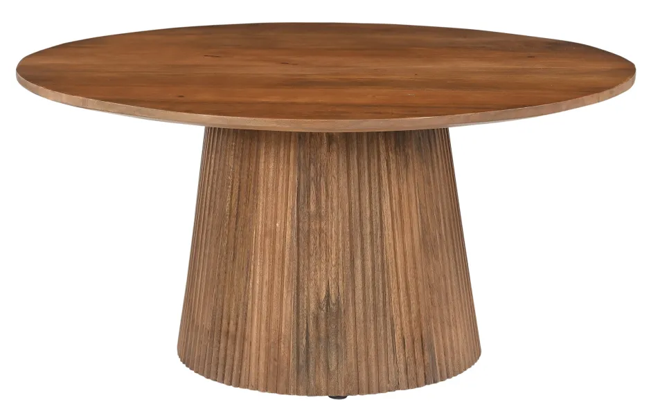 Artistiq Living Ronde Salontafel Dyann Mangohout, 80cm* Ronde Salontafel