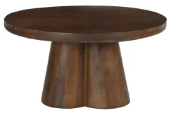 Artistiq Living Ronde Salontafel Effrey Mangohout, 80cm* Ronde Salontafel