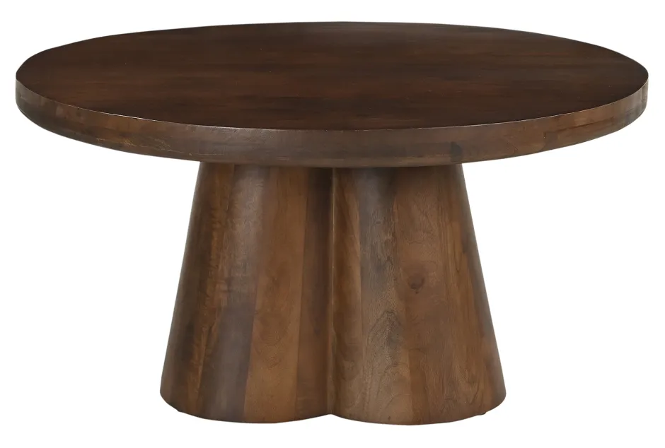 Artistiq Living Ronde Salontafel Effrey Mangohout, 80cm* Ronde Salontafel