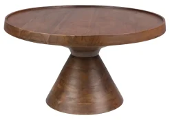 Zuiver Ronde Salontafel Floss Acaciahout, 60cm, kleur* Ronde Salontafel