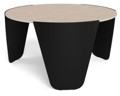 Bendt Ronde Salontafel Jahan Keramiek, 80cm* Travertin Salontafel|Ronde Salontafel