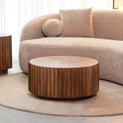LABEL51 Ronde Salontafel Novan Mangohout* Ronde Salontafel