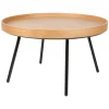 Zuiver Ronde Salontafel Oak Tray Eikenhout, 78cm* Ronde Salontafel