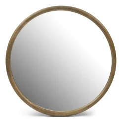 Rivièra Maison Ronde Spiegel Isola Iepenhout, 120cm* Ronde Spiegels