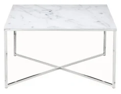 Artistiq Living Salontafel Chloè Marmerlook, 80cm* Vierkante Salontafel