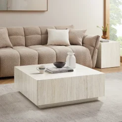Artistiq Living Salontafel Helder Travertinlook* Travertin Salontafel