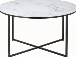 Artistiq Living Salontafel Roel 80cm, Marmerlook* Ronde Salontafel