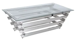 Artistiq Living Salontafel Sheneka Glas, 130 x 70cm* Glazen Salontafel